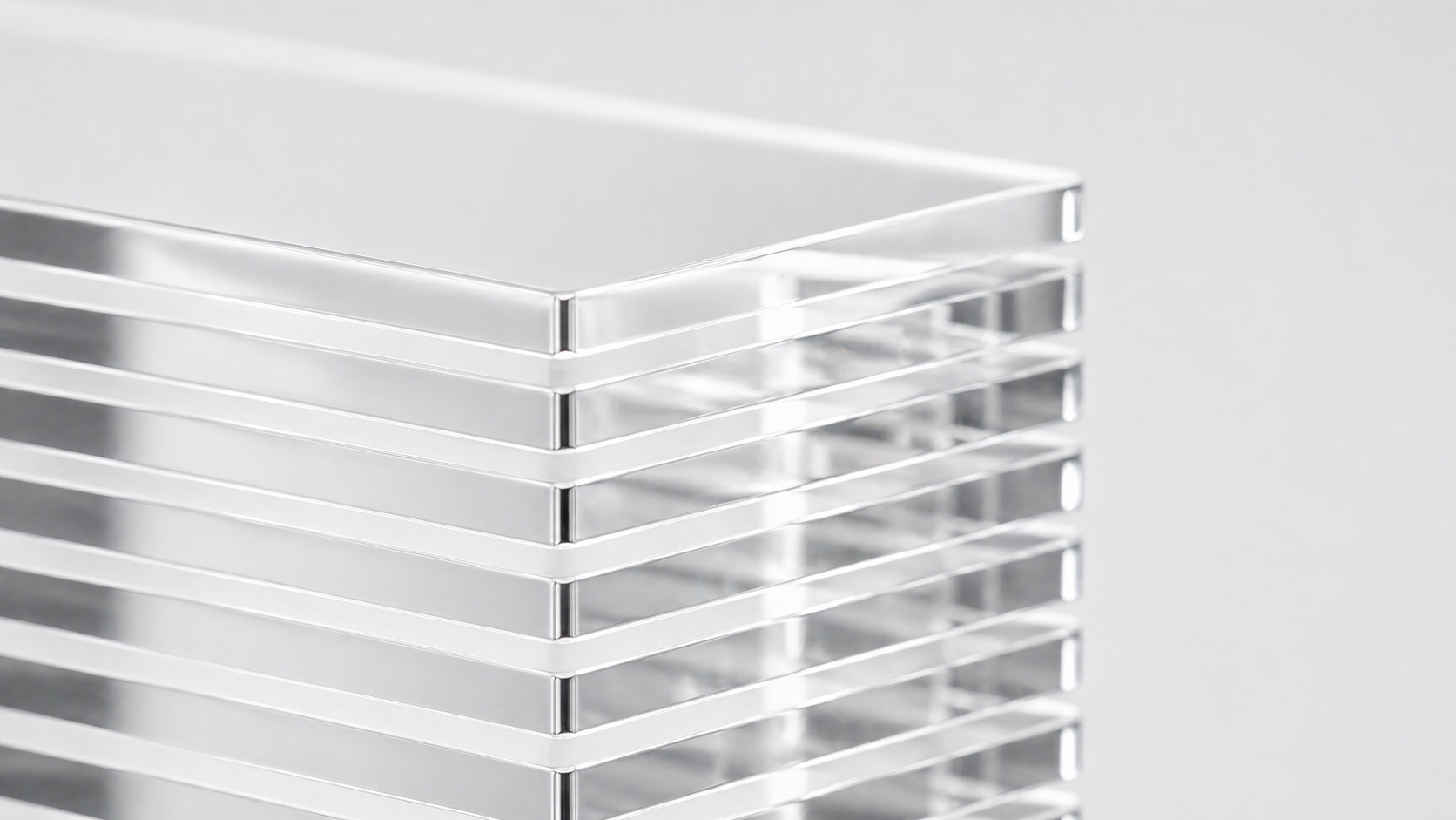 Optical grade acrylic detail