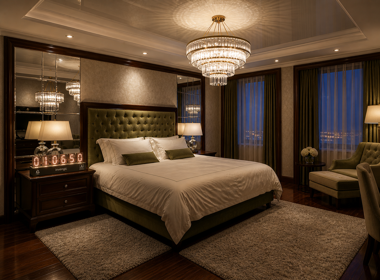 invengic in a hotel room